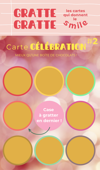 Carte à gratter - Célèbre ton chemin parcouru