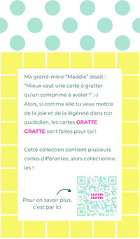 Carte à gratter -  8 défis pour cultiver la bonne humeur