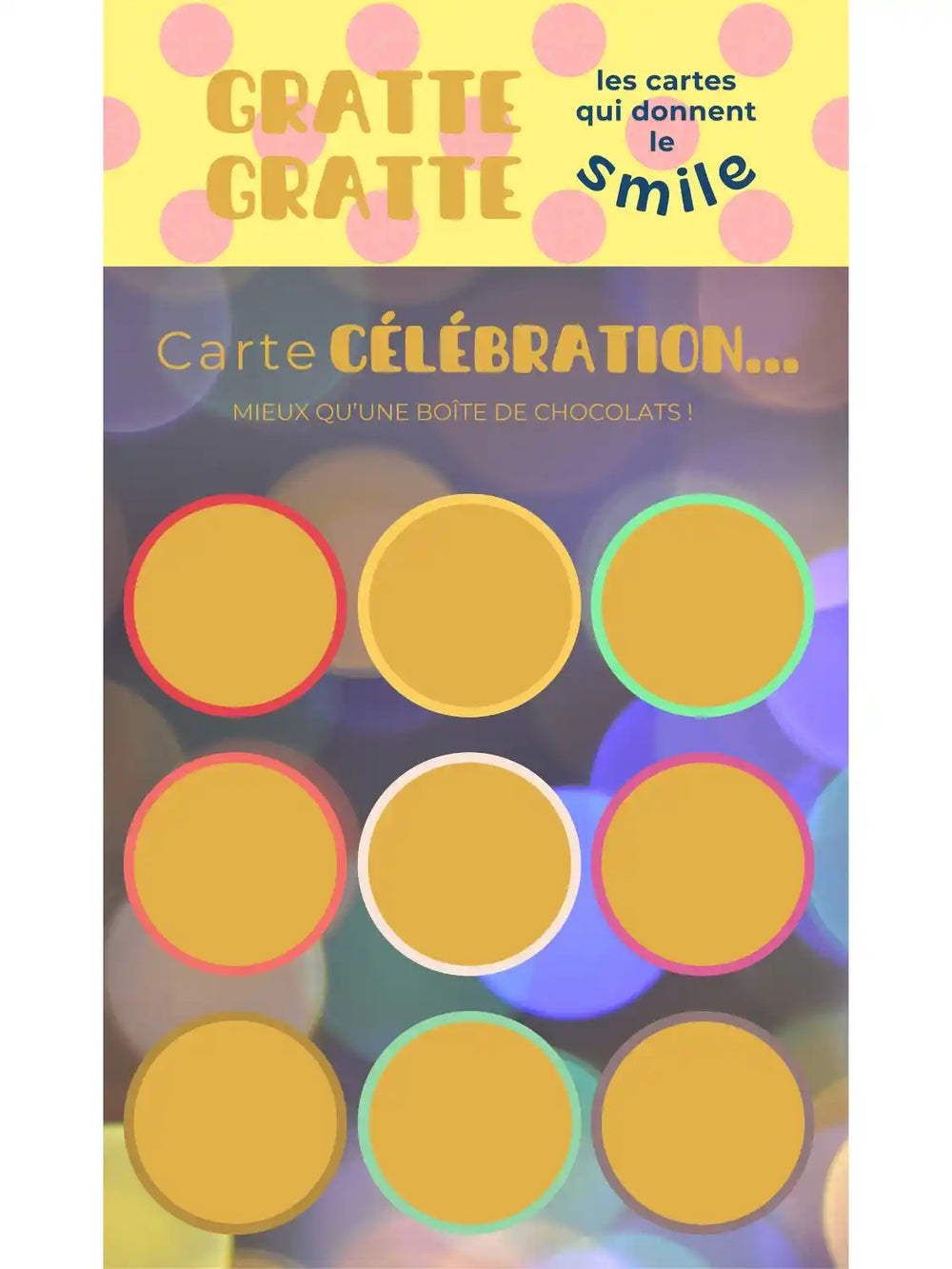 Carte à gratter - Célèbre tout ce que tu as accompli