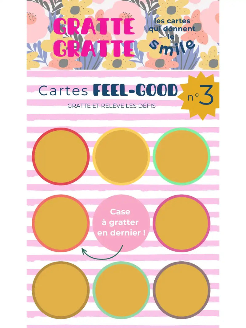 Carte à gratter - 8 défis bienveillants pour créer du lien