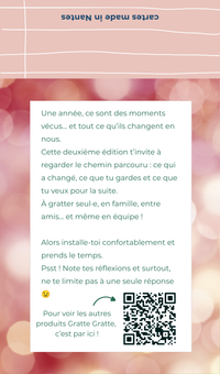Carte à gratter - Célèbre ton chemin parcouru